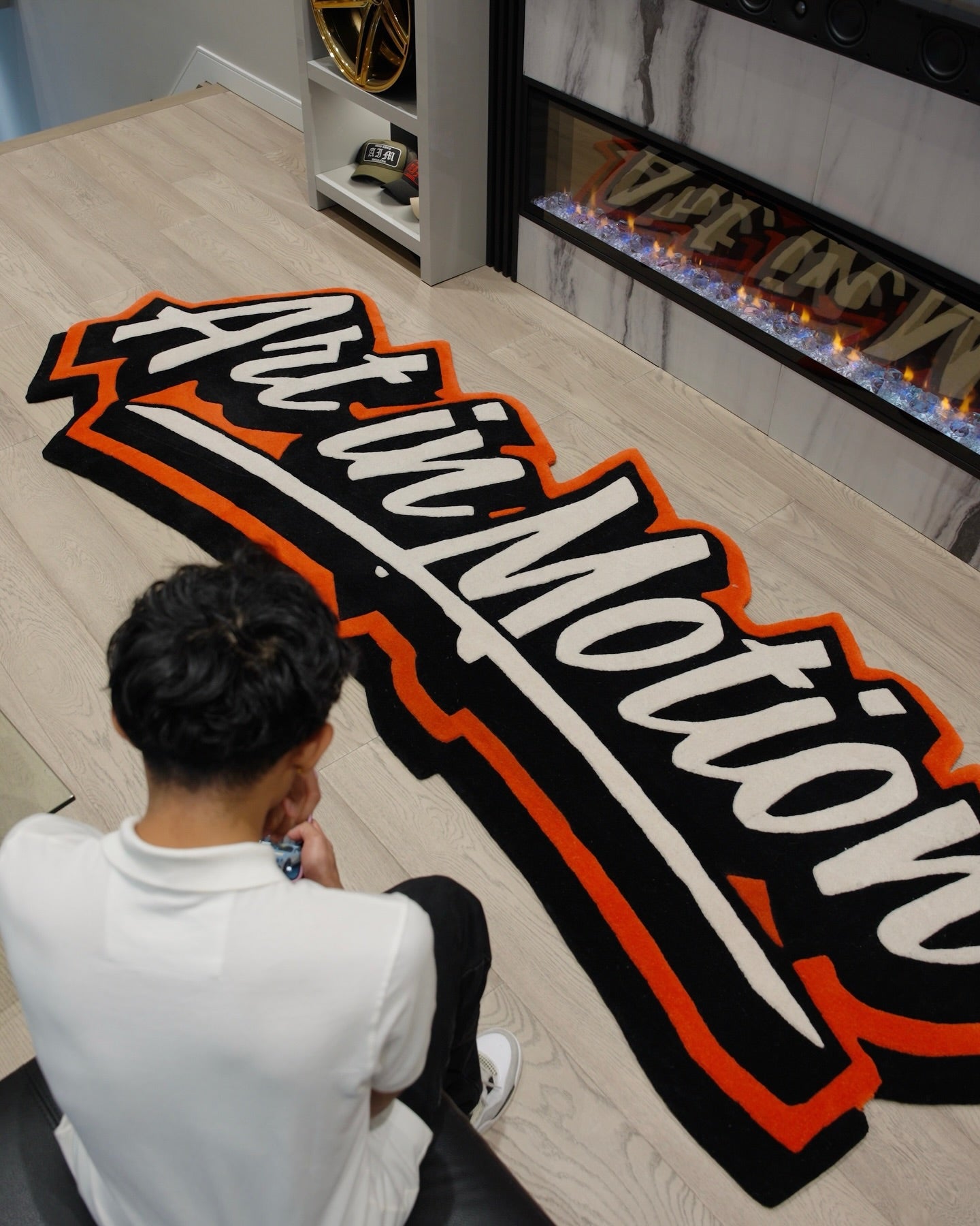 Silhouette Cutout Rug