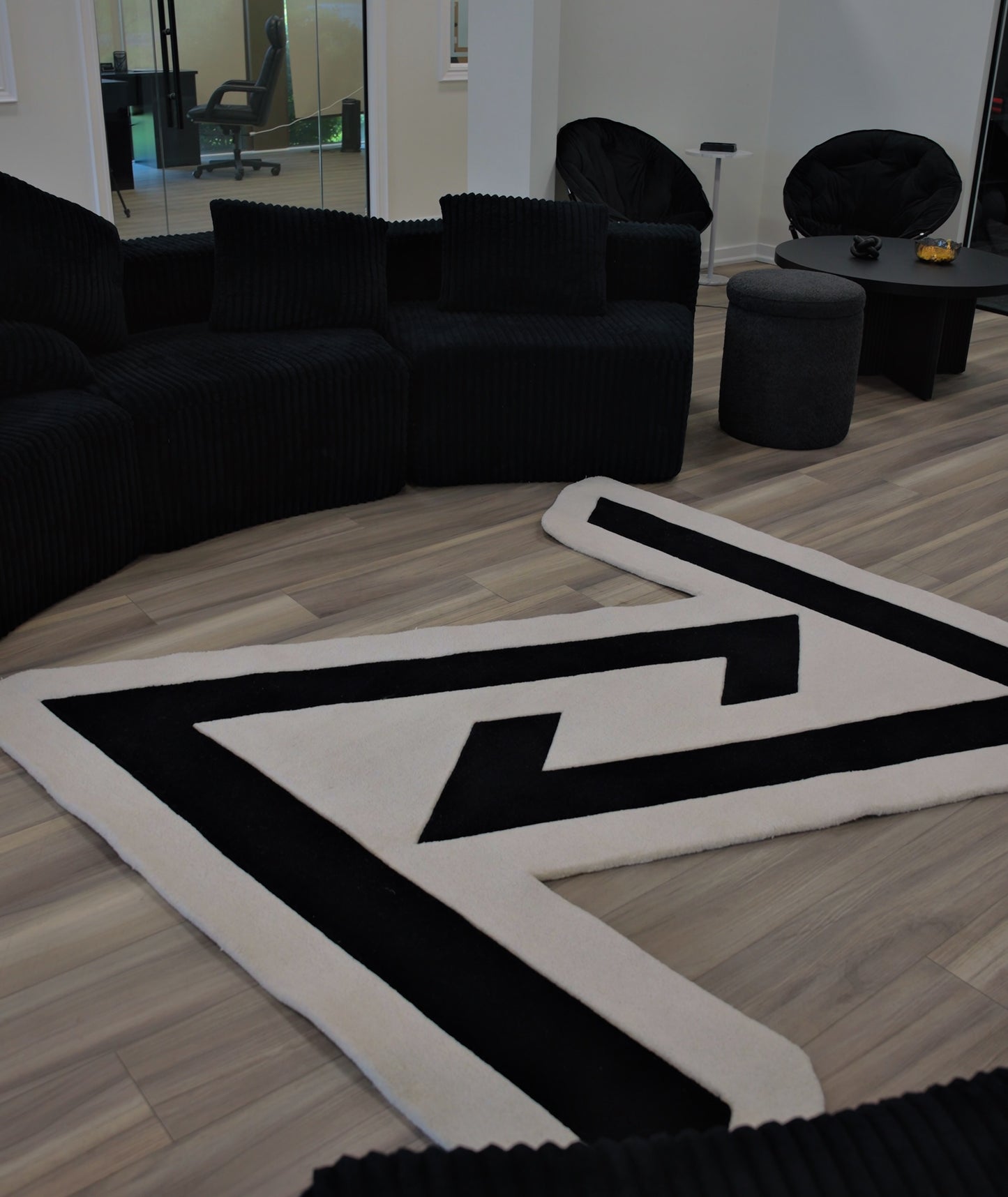 Silhouette Cutout Rug