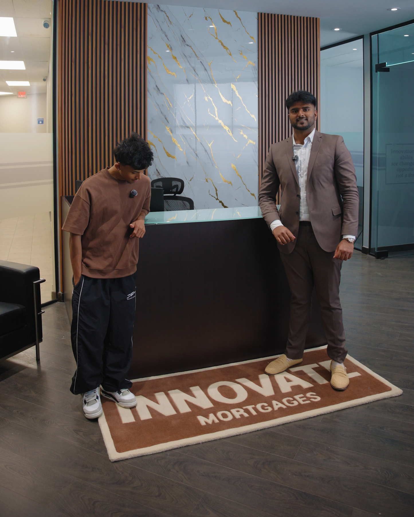 Reception Desk Custom Rug