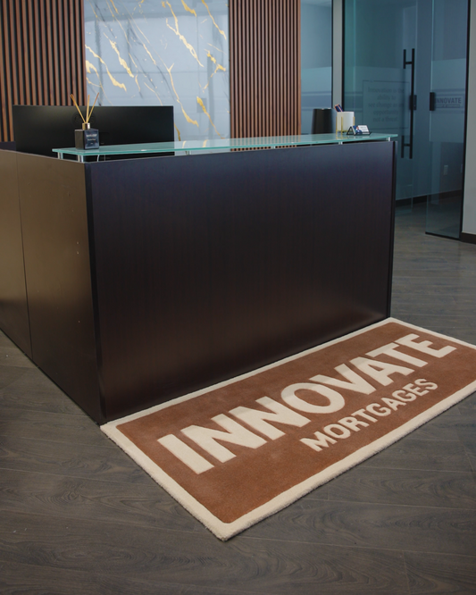 Reception Desk Custom Rug