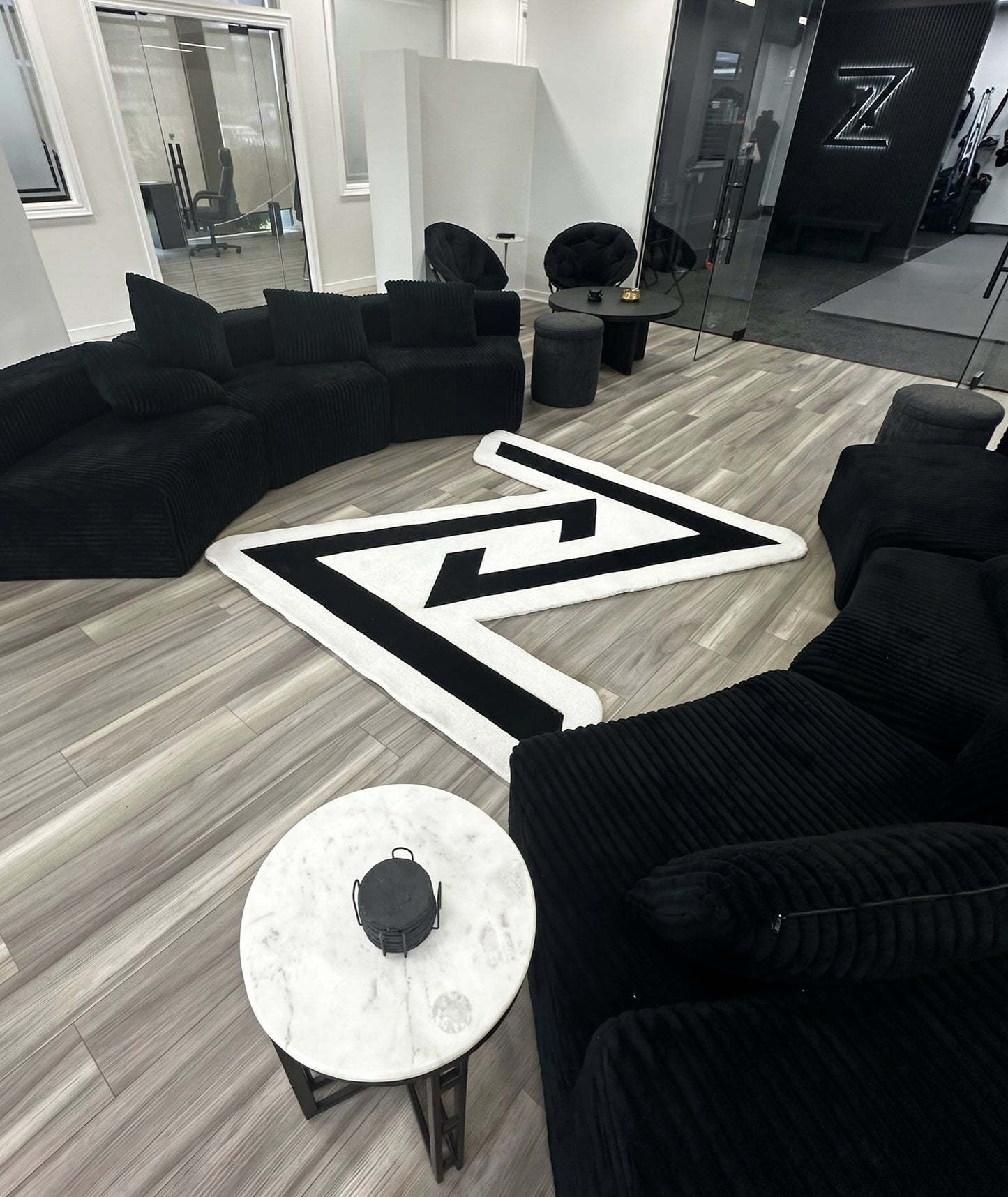 Silhouette Cutout Rug